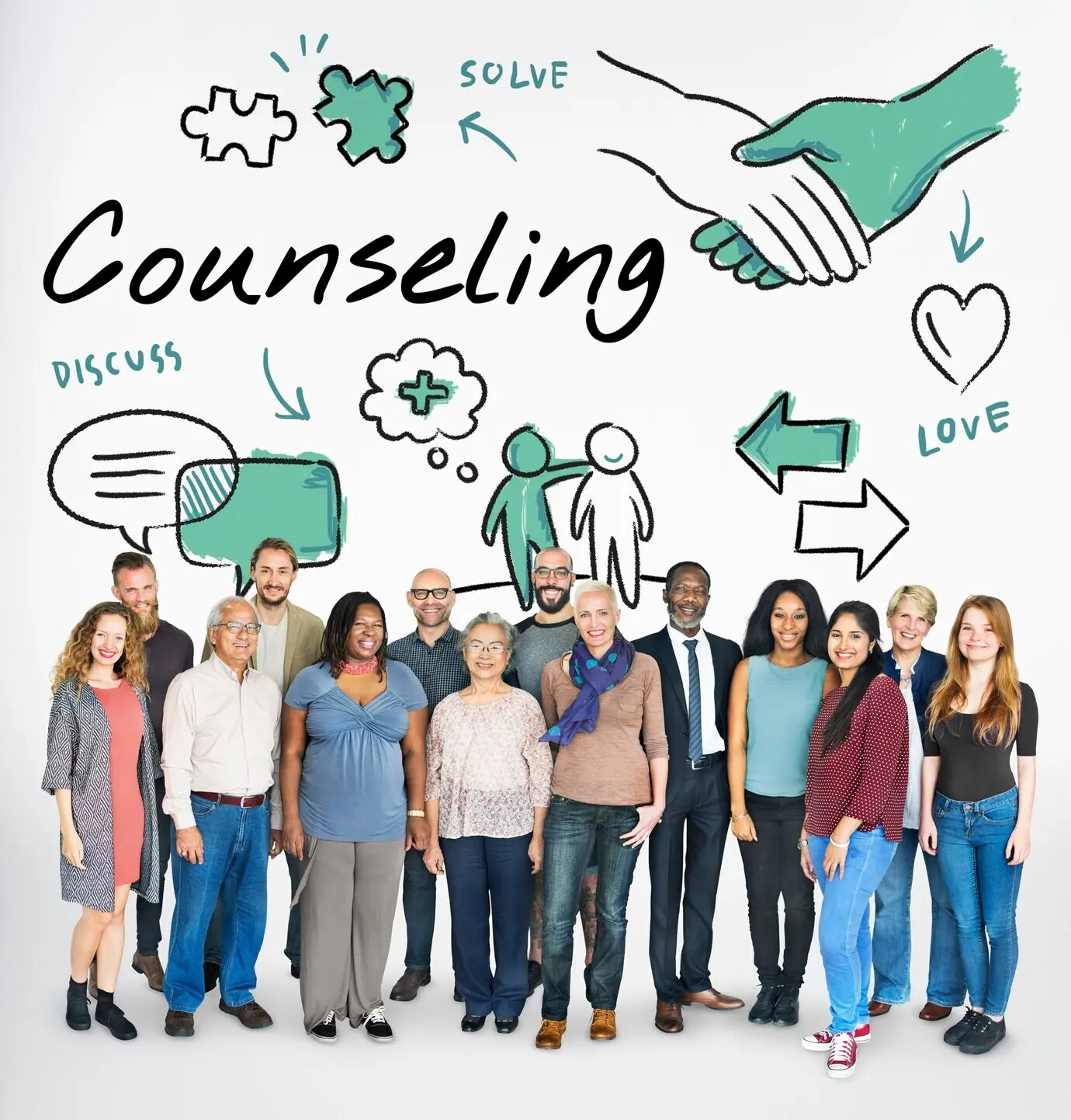 Diagrammskizze zur psychischen Gesundheitsversorgung