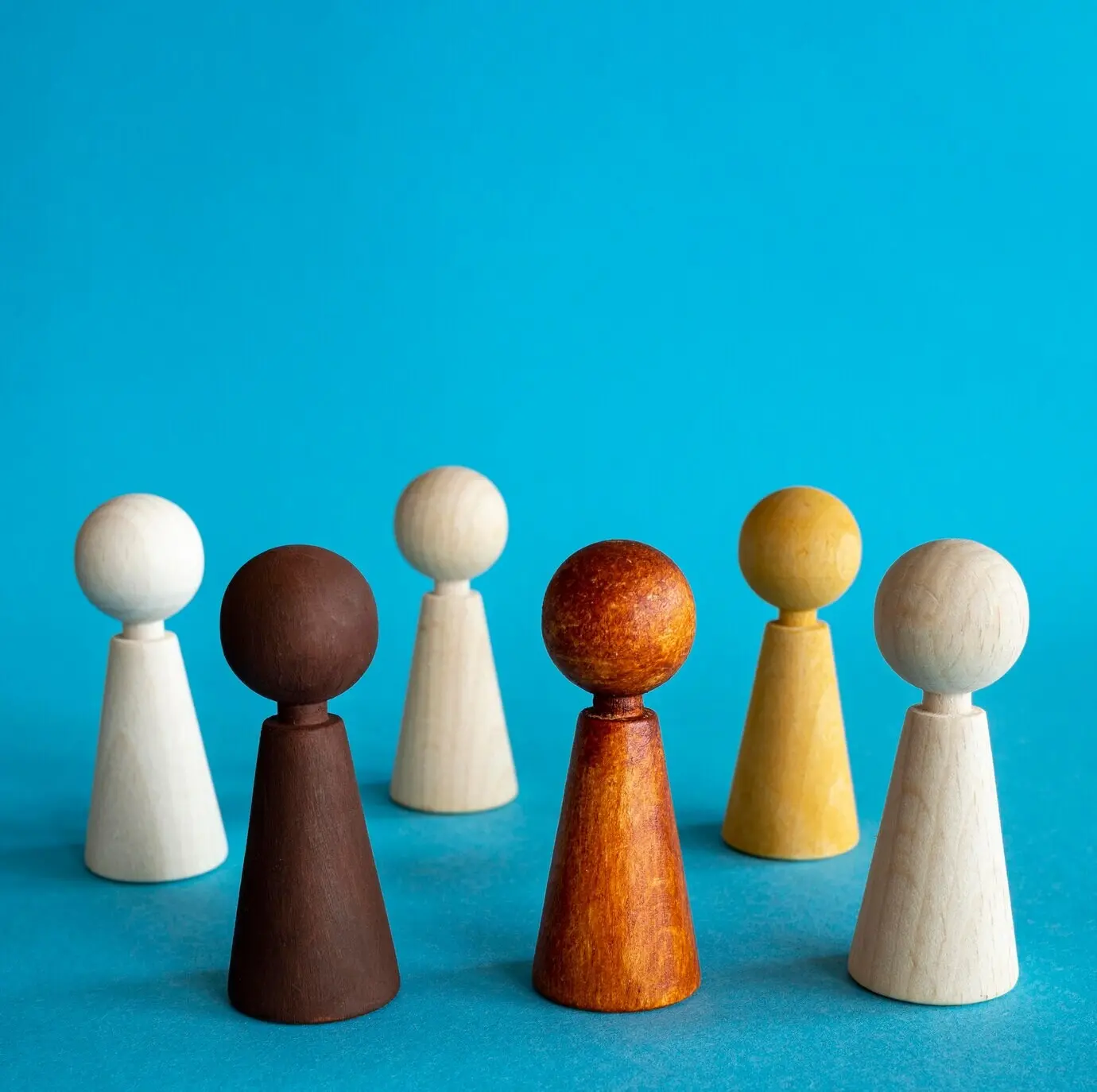 Schachfiguren aus Holz